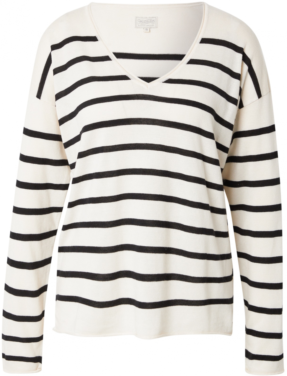 Herrlicher Sveter 'Jolini'  čierna / biela ako vlna