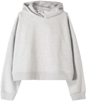 Bershka Mikina  sivá melírovaná