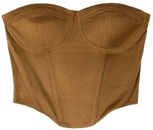 Bershka Top  farba ťavej srsti