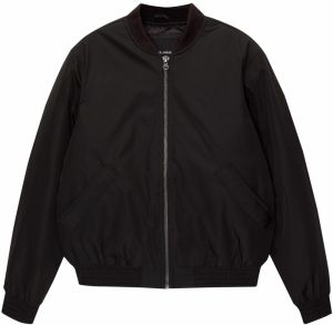 Pull&Bear Prechodná bunda  čierna