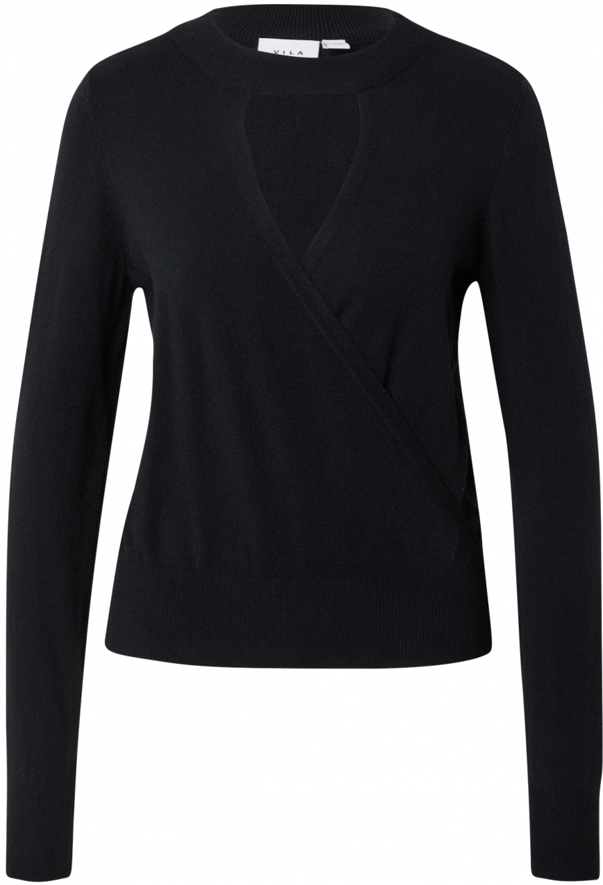 VILA Sveter  čierna