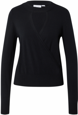 VILA Sveter  čierna