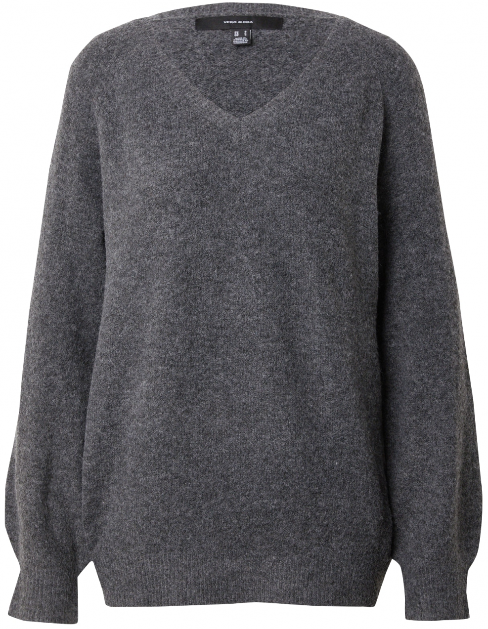VERO MODA Sveter 'VMLEAF'  tmavosivá
