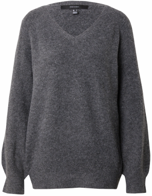 VERO MODA Sveter 'VMLEAF'  tmavosivá