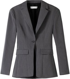 Bershka Blejzer  tmavosivá