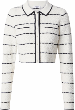 millane Kardigán  čierna / šedobiela