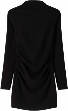 Bershka Šaty  čierna