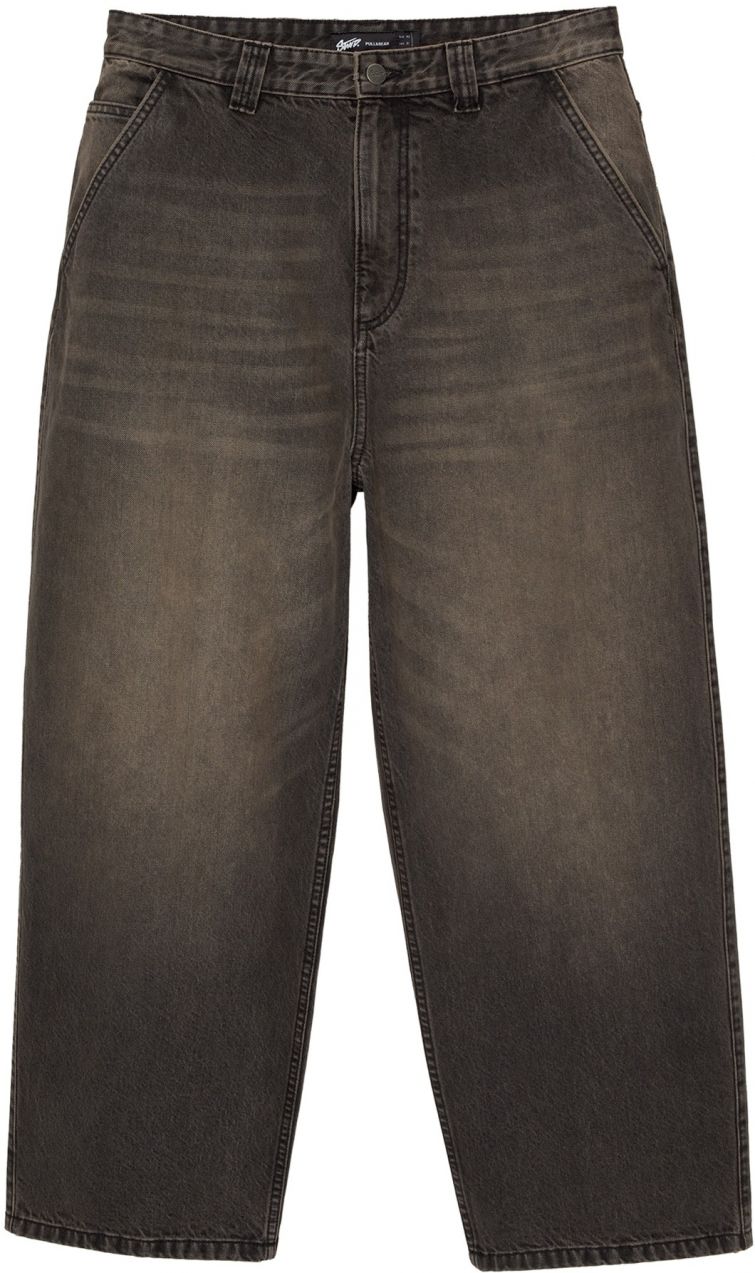 Pull&Bear Džínsy  čierny denim