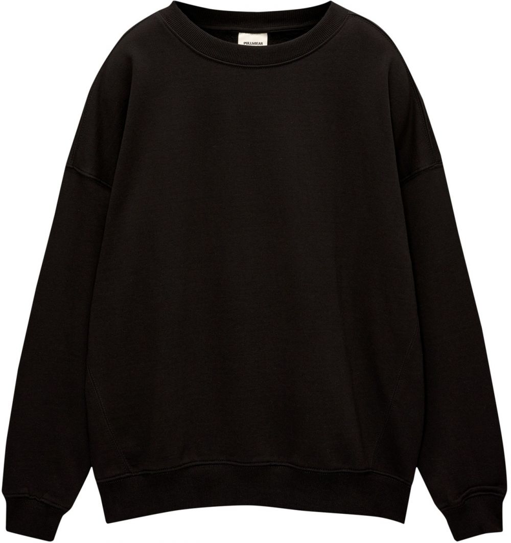 Pull&Bear Mikina  čierna
