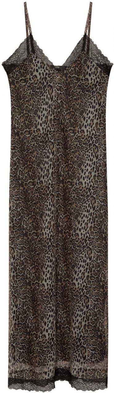 Pull&Bear Šaty  hnedá / svetlosivá / čierna