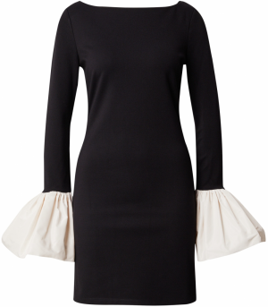 Staud Šaty 'HAWTHORNE'  čierna / biela