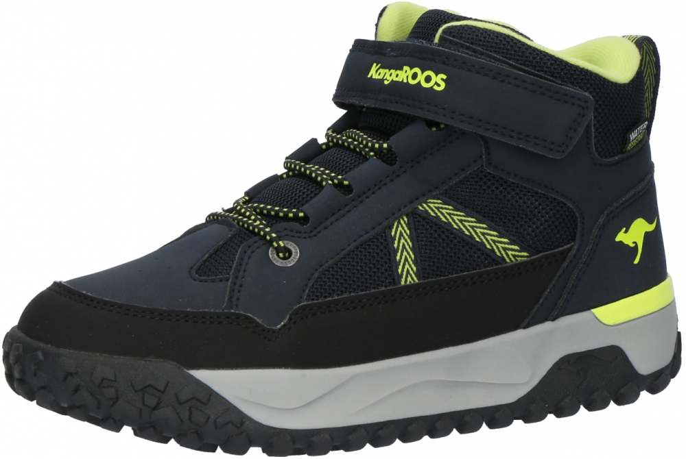 KangaROOS Tenisky 'Garp EV'  tmavomodrá / limetová / čierna