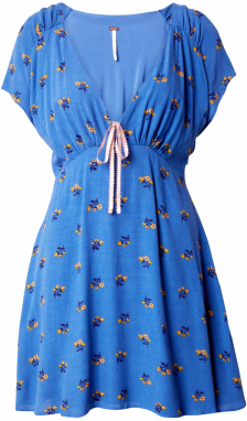 Free People Šaty 'EVERYONES FAVORITE'  modrá / tmavomodrá / šafránová