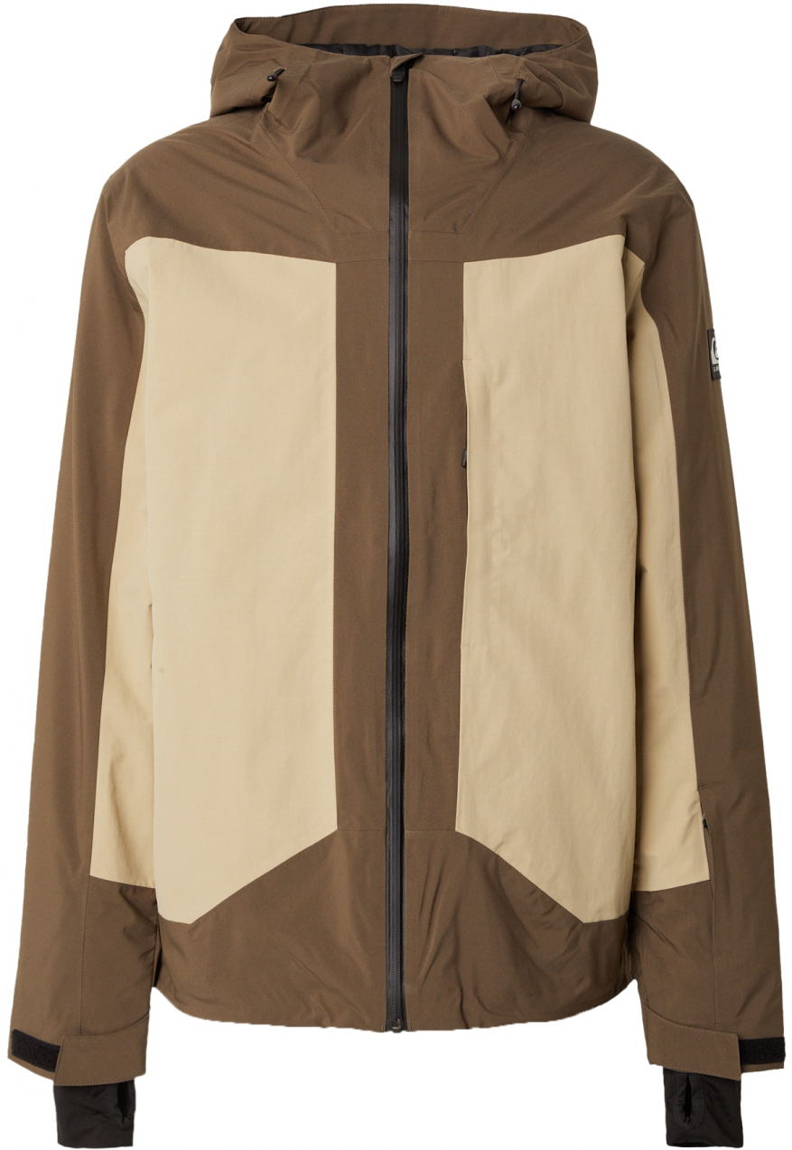 QUIKSILVER Športová bunda 'MULDROW'  béžová / kaki / čierna