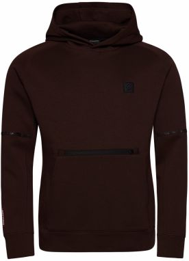 Superdry Mikina  tmavohnedá / čierna