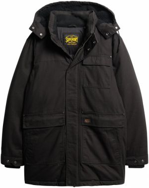 Superdry Zimná parka  čierna