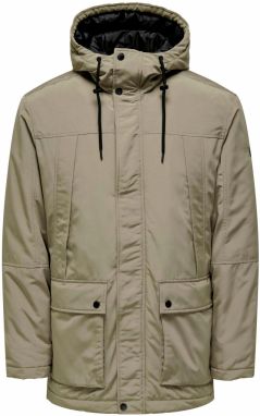 Only & Sons Zimná parka 'ONSJAYDEN'  sivobéžová