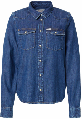 GUESS JEANS Blúzka  tmavomodrá