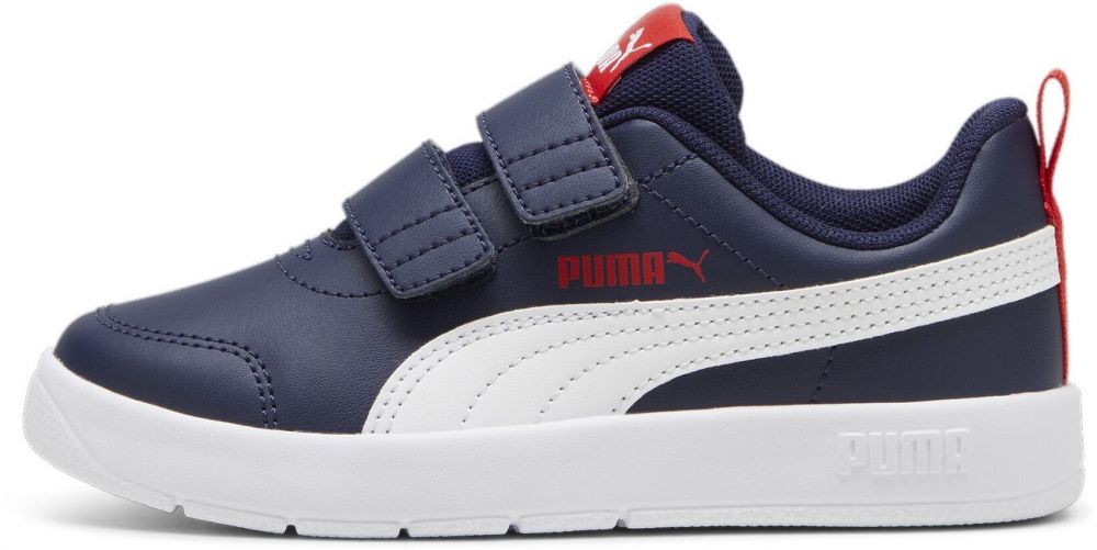 PUMA Tenisky 'Courtflex V3'  námornícka modrá / červená / biela