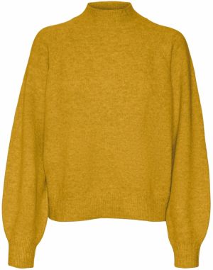 VERO MODA Sveter 'VMLEAF'  horčicová
