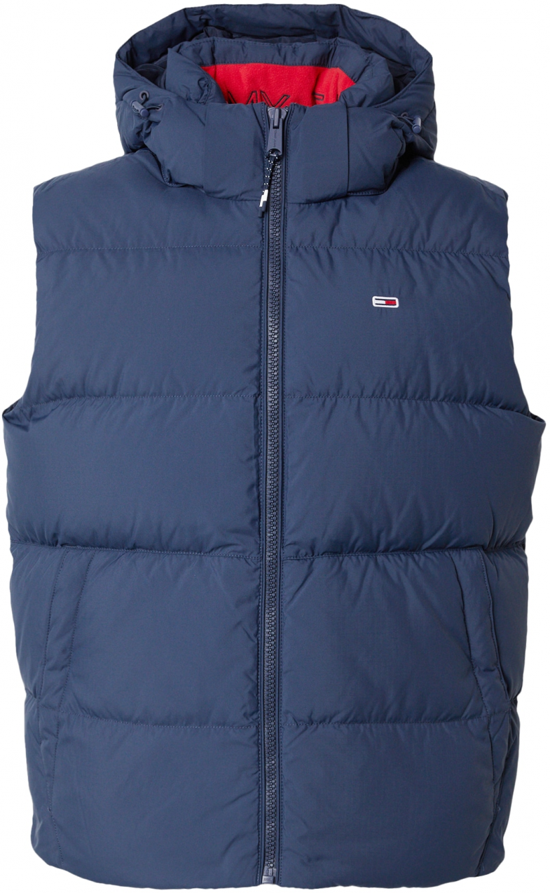 Tommy Jeans Vesta 'Essential'  námornícka modrá / tmavomodrá / červená / biela