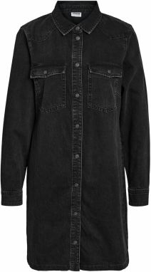 Noisy may Košeľové šaty 'NMNEW SIGNE'  čierny denim