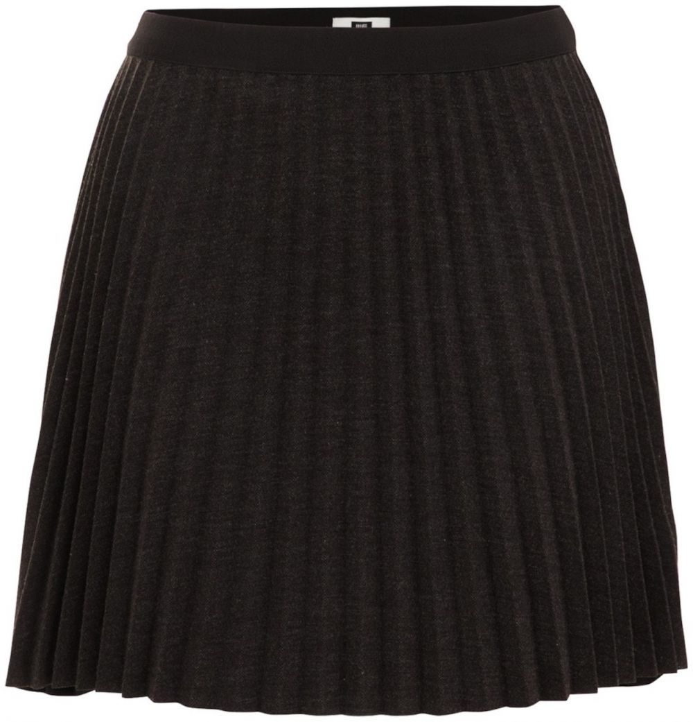 WE Fashion Sukňa  tmavosivá