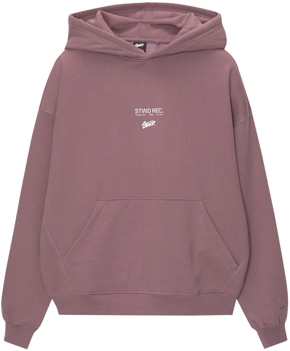 Pull&Bear Mikina  modrofialová / šedobiela