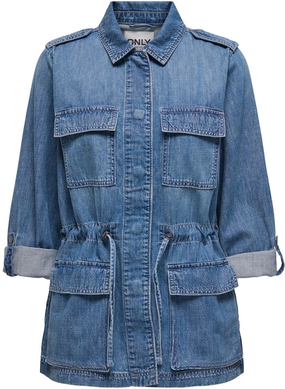 ONLY Prechodná bunda 'ONLKENYA'  modrá denim