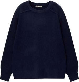Pull&Bear Sveter  námornícka modrá