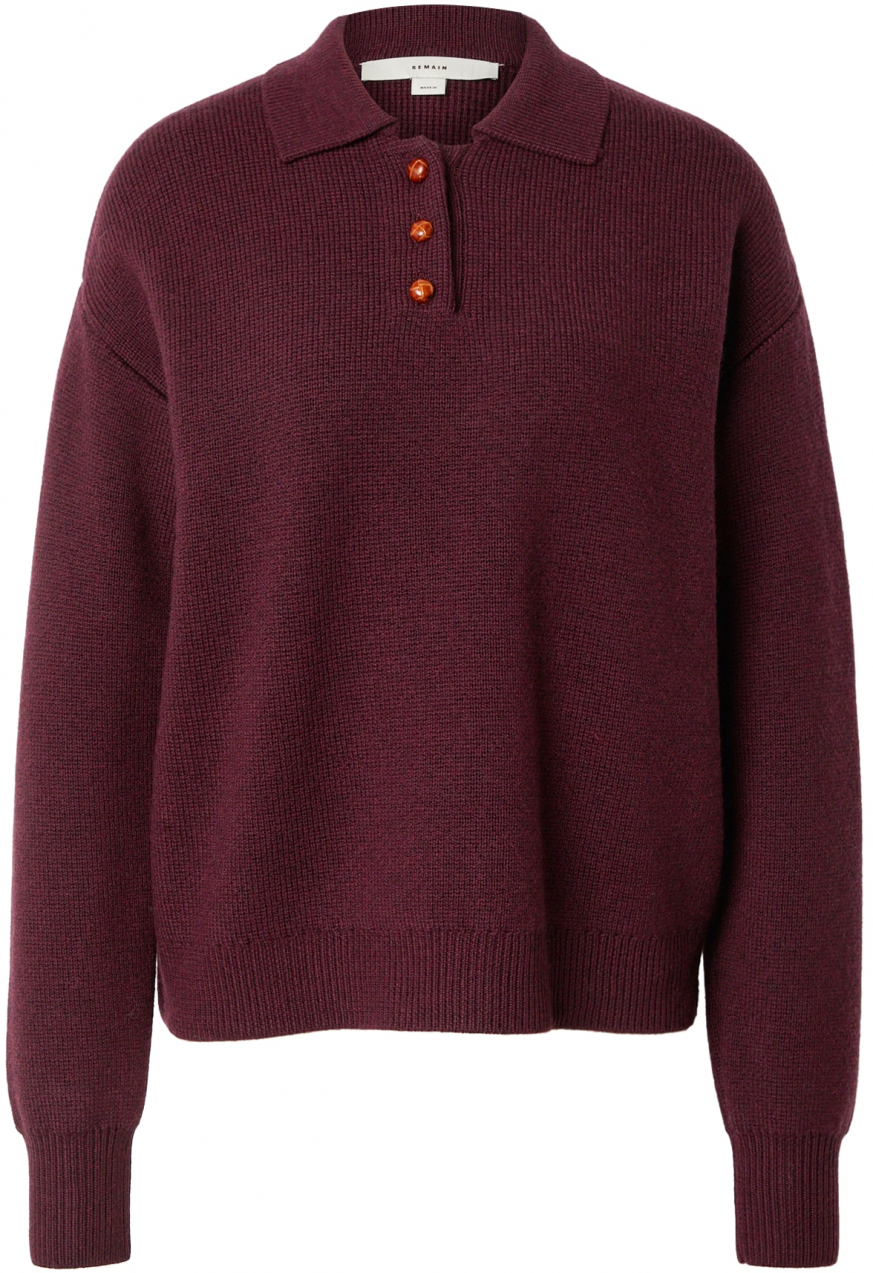 REMAIN Sveter  burgundská