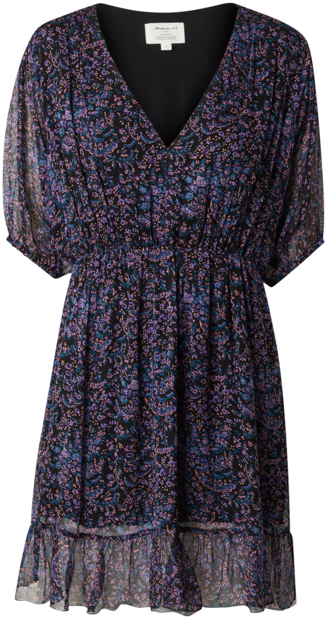 Maison 123 Šaty 'MELODIE'  modrá / fialová / ružová / čierna