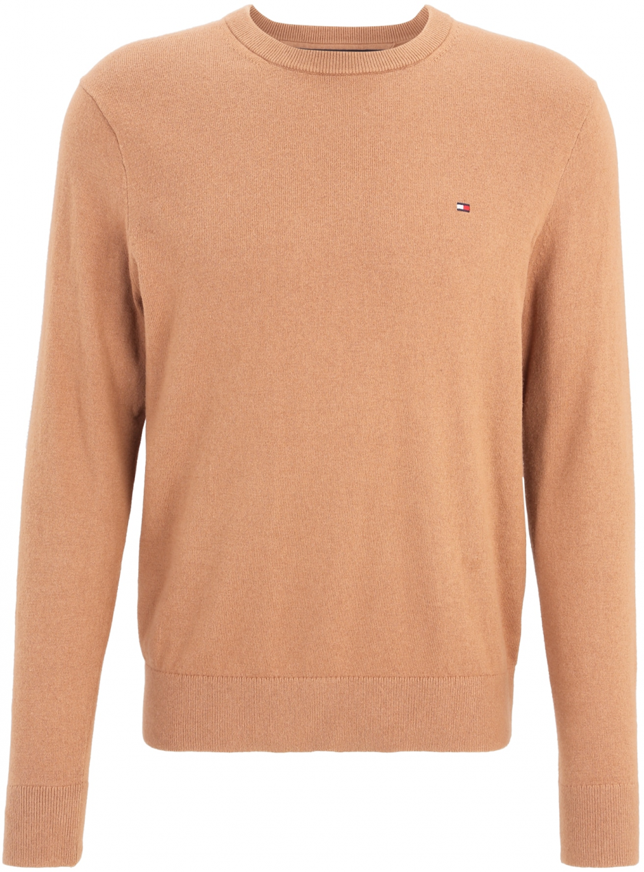 TOMMY HILFIGER Sveter  námornícka modrá / mokka / červená / biela