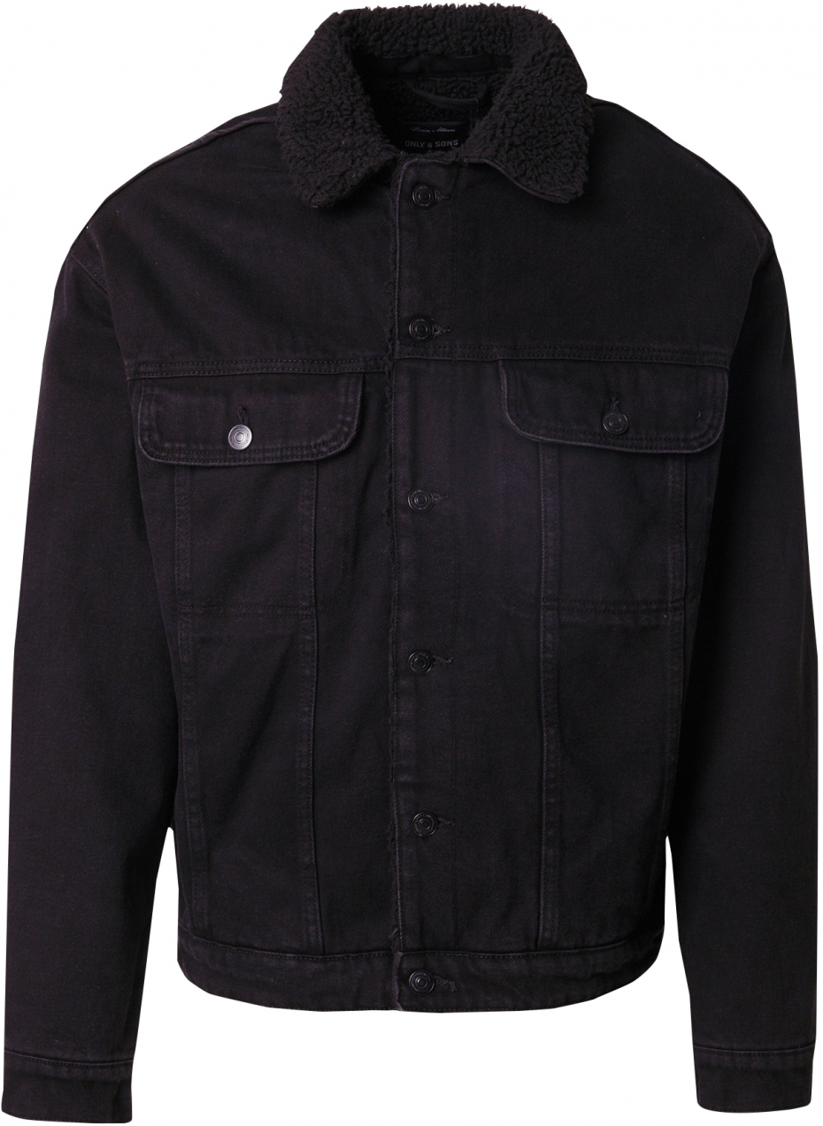 Only & Sons Prechodná bunda 'ONSWILSON'  čierny denim