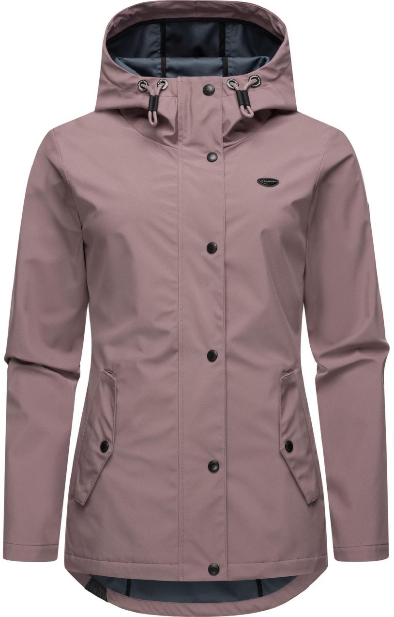 Ragwear Funkčná bunda 'Margge'  svetlofialová / čierna