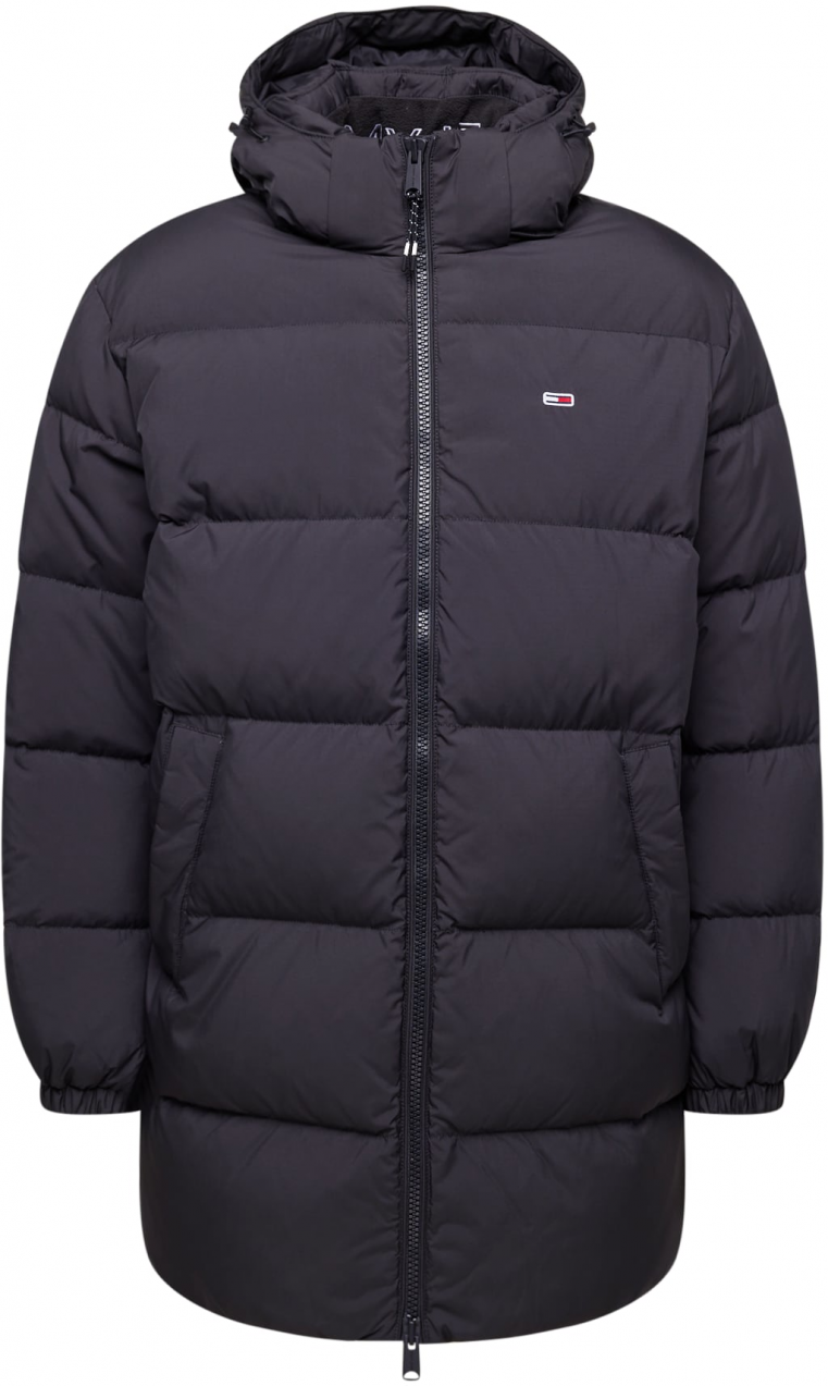 Tommy Jeans Zimná bunda 'ESSENTIAL'  čierna