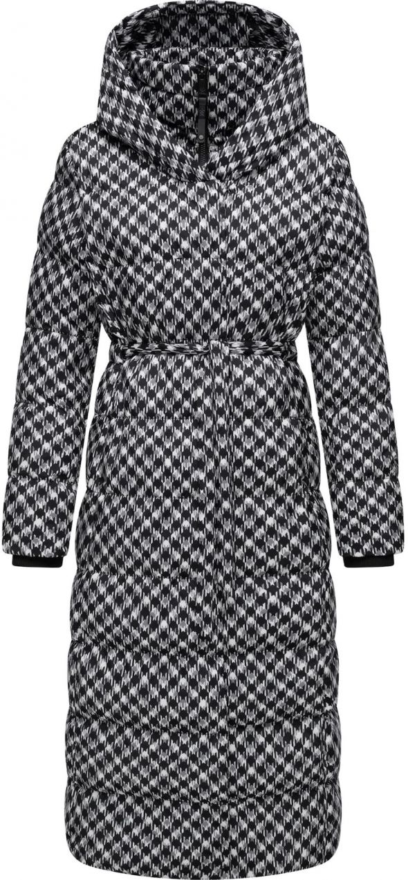 Ragwear Zimný kabát  čierna / biela