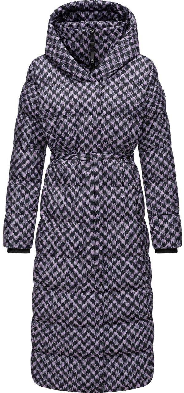 Ragwear Zimný kabát 'Niara'  antracitová / tmavosivá / orgovánová