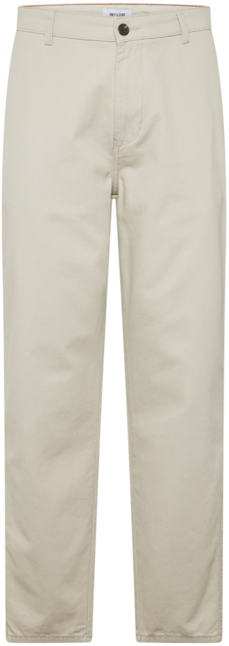 Only & Sons Chino nohavice 'ONSLOU'  krémová