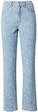 VILA Džínsy 'VICHRIS'  modrá denim / biela