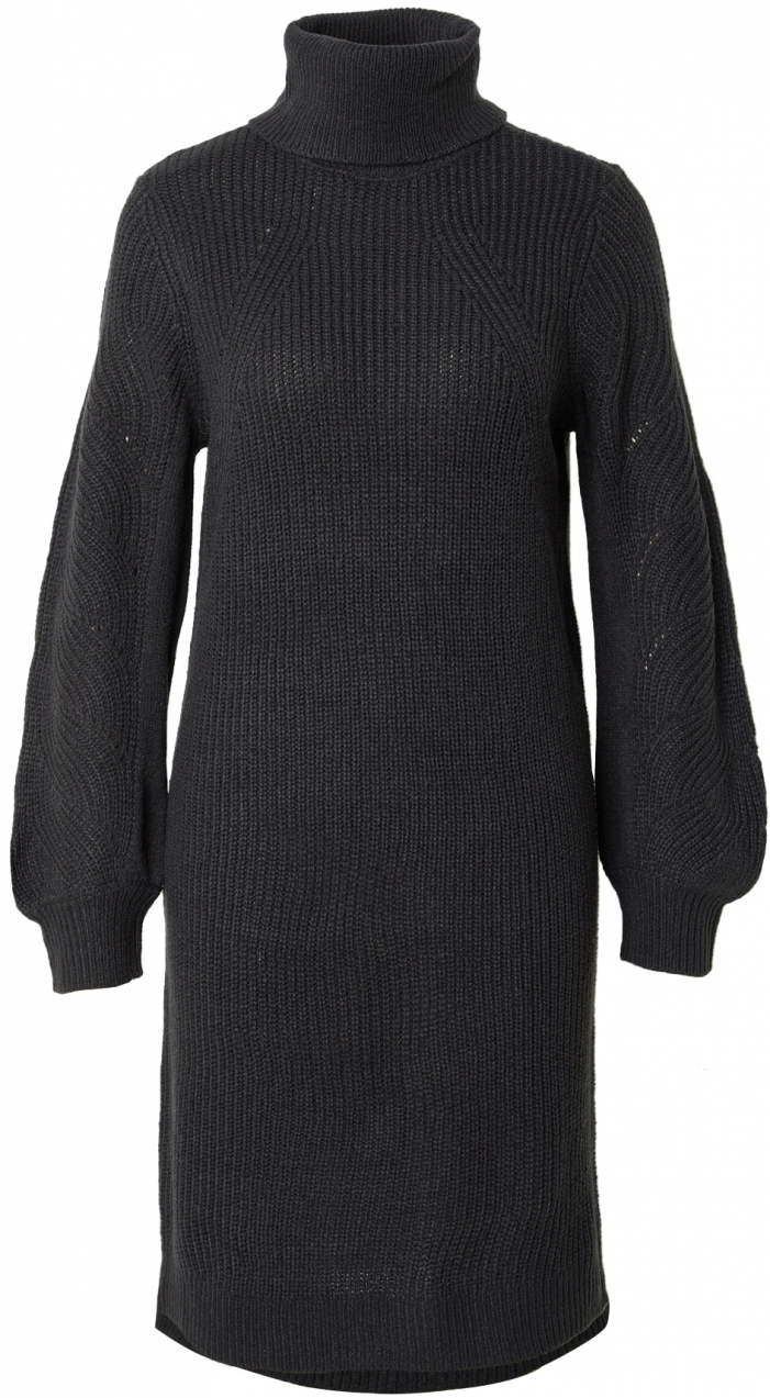 VILA Pletené šaty 'VINika'  čierna