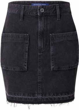 SCOTCH & SODA Sukňa  čierny denim