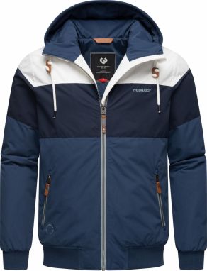 Ragwear Outdoorová bunda  modrá / námornícka modrá / červená / biela
