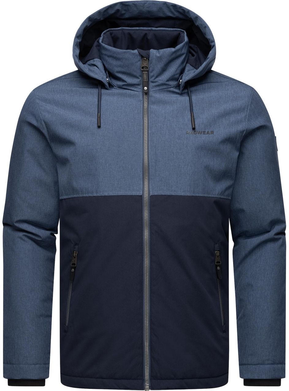 Ragwear Funkčná bunda 'Roens'  tmavomodrá / modrá melírovaná