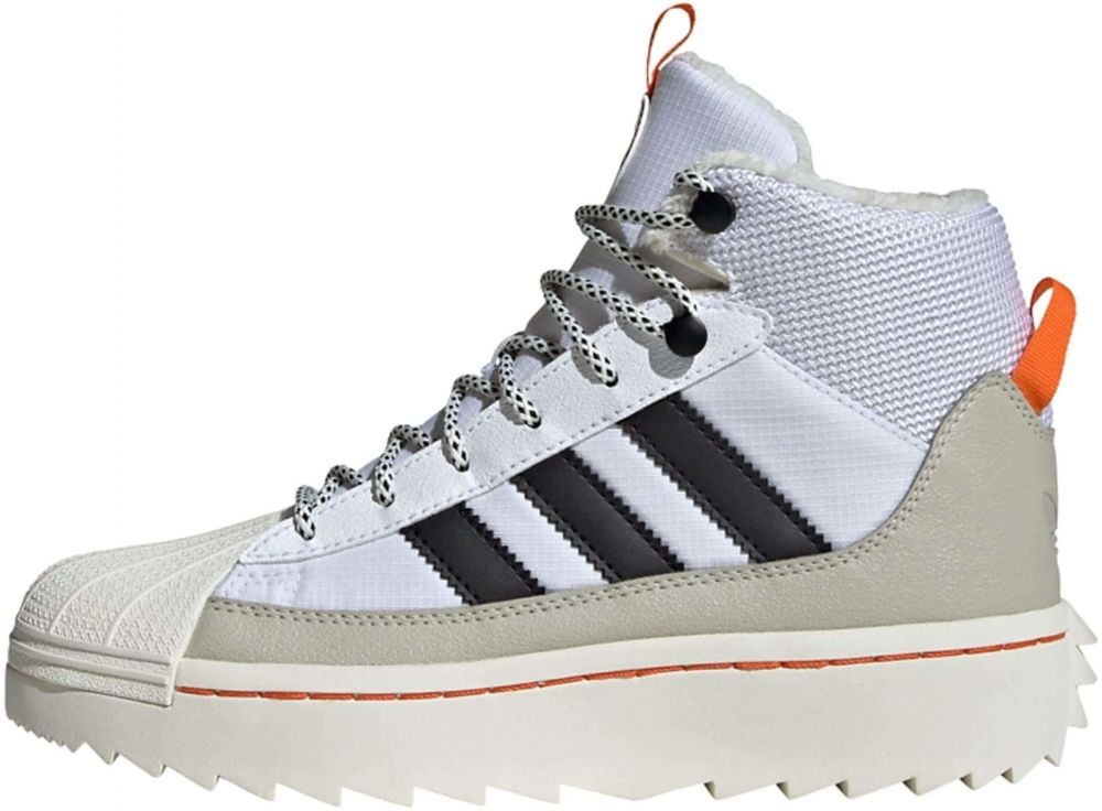 ADIDAS ORIGINALS Snehule 'Superstar'  sivá / čierna / biela