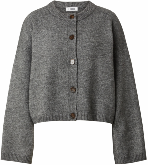 EDITED Kardigán 'Konny'  sivá melírovaná