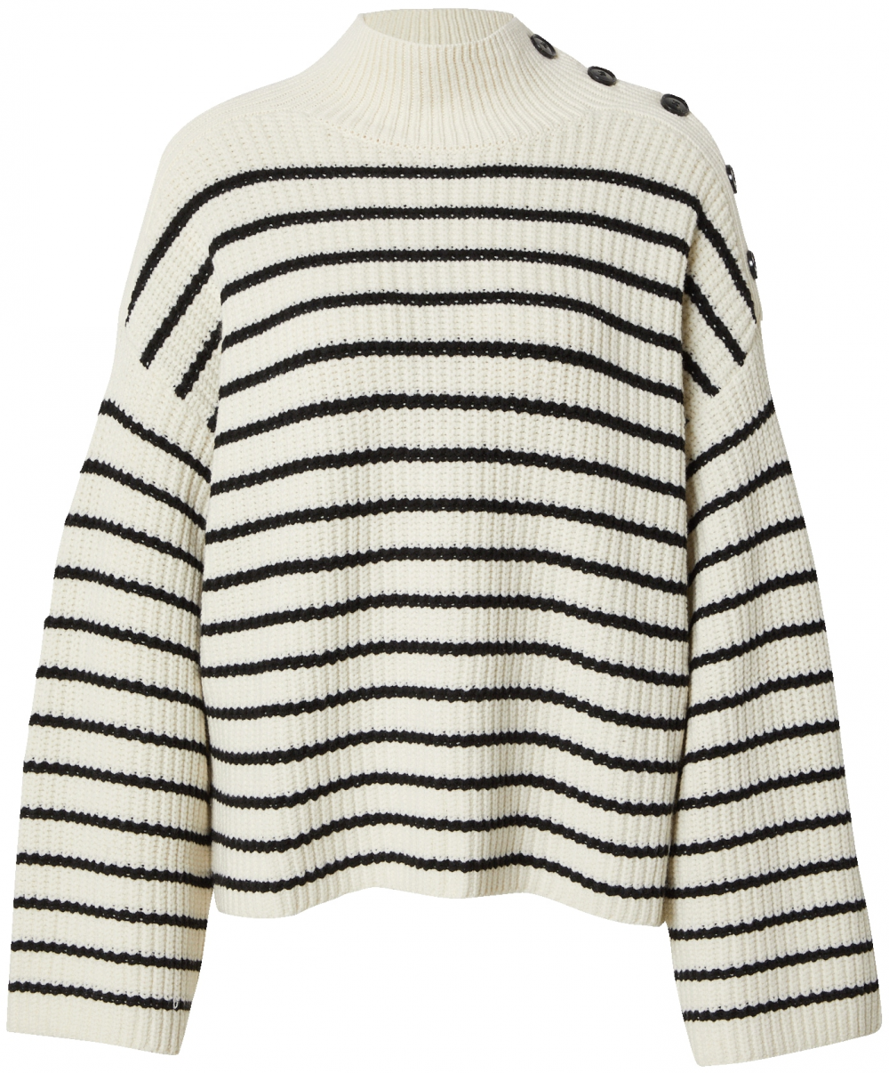 EDITED Sveter 'Imilia'  čierna / biela