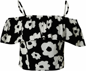 Guido Maria Kretschmer Women Top 'Jolin'  čierna / biela