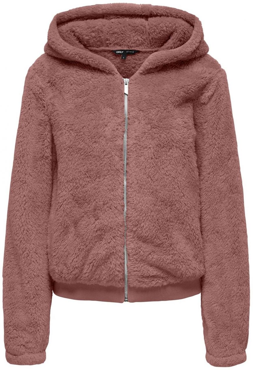ONLY Flisová bunda 'Newanna'  purpurová
