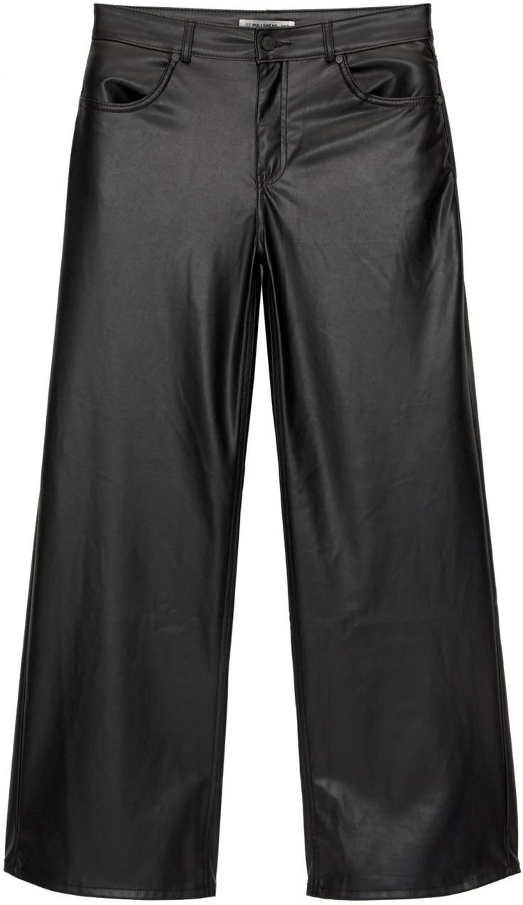 Pull&Bear Nohavice  čierna